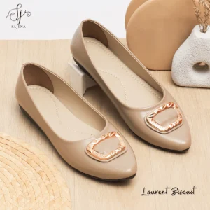 Flatshoes Wanita Kulit Sintetis Sajena Laurent Neo