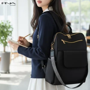 PNA DOTTY Water Resistant tas ransel wanita import korea style Punggung Kantor Kerja Sekolah Kuliah Outdoor